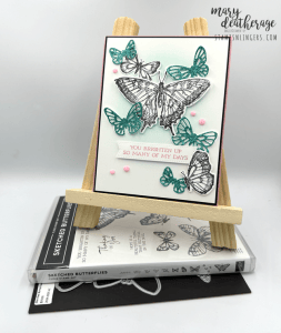 Stampin’ Up! Splashy Sketched Butterflies Thank You Card with Video ...